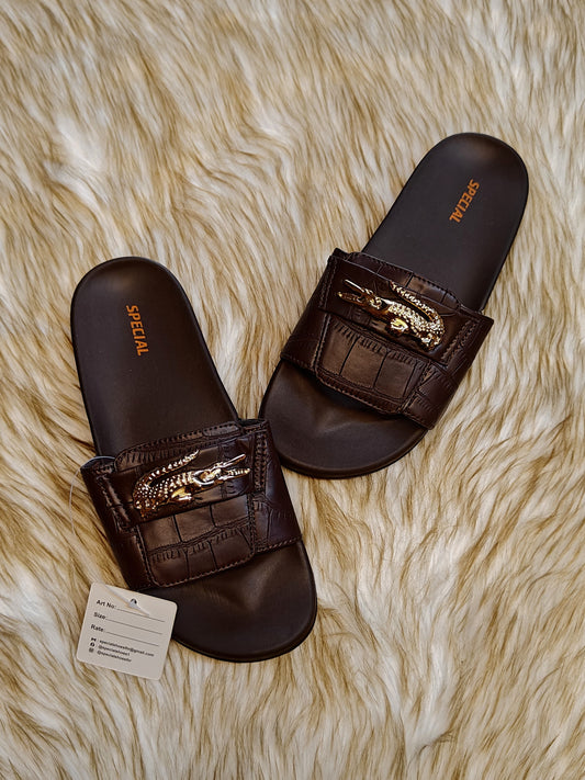 Crocodile Brown Slide